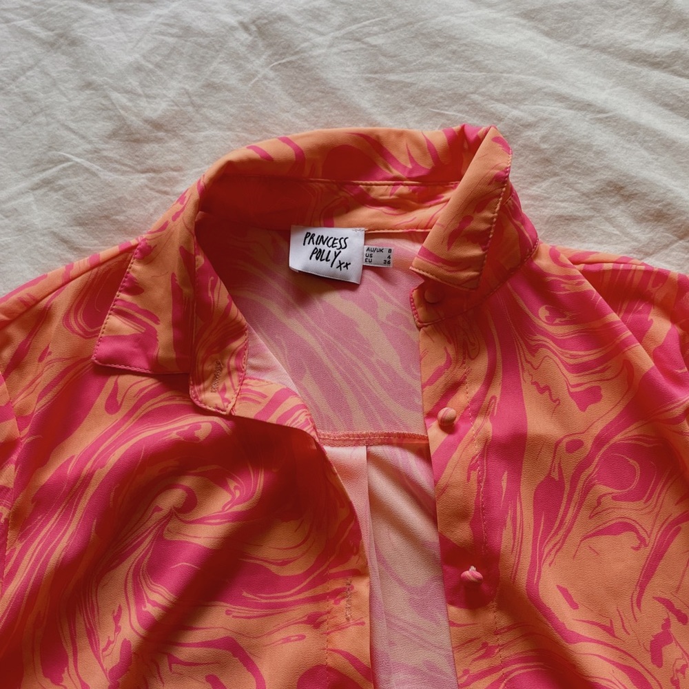 Princess Polly Pink Marble Top